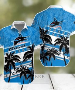 Miami Marlins MLB Hawaiian Shirt Palm Trees Pattern New Design For Fans