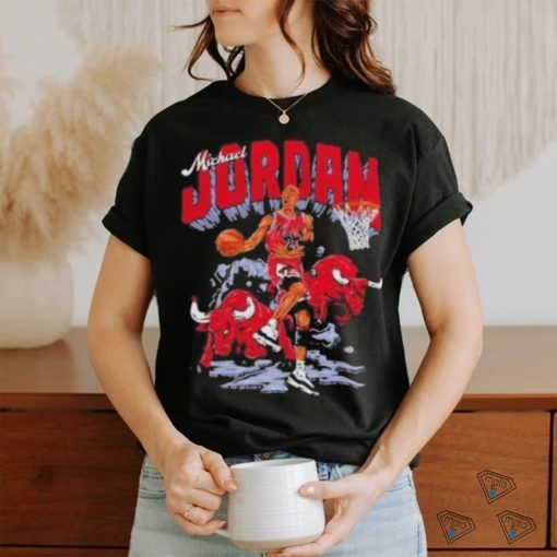 Michael Jordon Chicago Bulls Ragin Bull Shirt