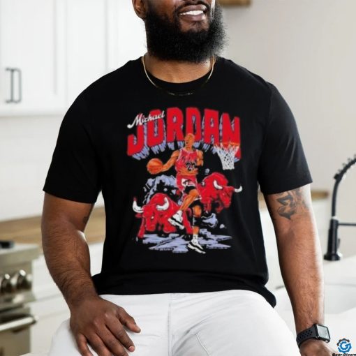 Michael Jordon Chicago Bulls Ragin Bull Shirt