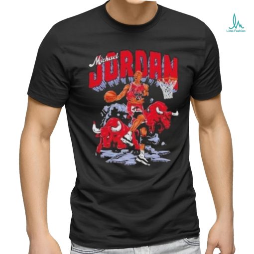 Michael Jordon Chicago Bulls Ragin Bull Shirt