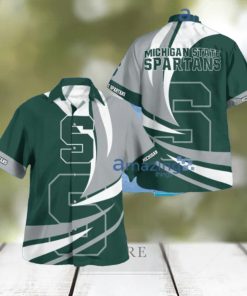 Michigan State Spartans Classic Fashion Button Up Hawaiian Shirt