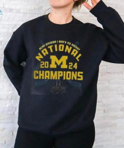 Michigan University 2024 Hockey National Champions Tee Shirt