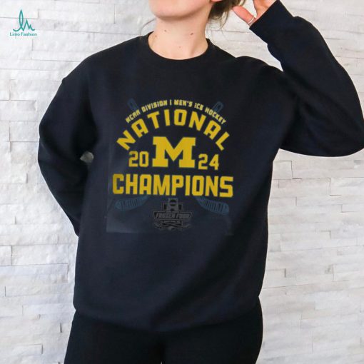 Michigan University 2024 Hockey National Champions Tee Shirt