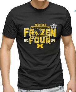 Michigan Wolverines 2024 Mens Frozen Four Hockey shirt