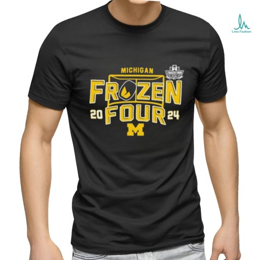 Michigan Wolverines 2024 Mens Frozen Four Hockey shirt