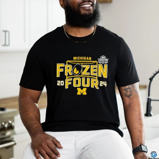 Michigan Wolverines 2024 Mens Frozen Four Hockey shirt