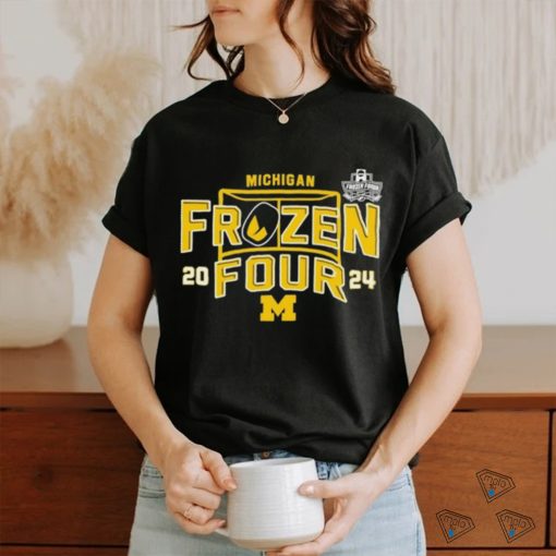 Michigan Wolverines 2024 Mens Frozen Four Hockey shirt