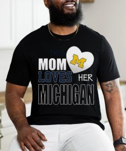 Michigan Wolverines Mom Loves Mothers Day T shirt