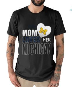 Michigan Wolverines Mom Loves Mothers Day T shirt