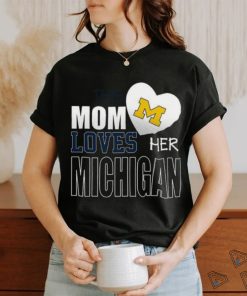 Michigan Wolverines Mom Loves Mothers Day T shirt