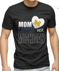 Michigan Wolverines Mom Loves Mothers Day T shirt