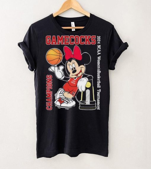 Mickey Mouse South Carolina Gamecocks NCAA women’s basketball tournament champions 2024 shirt