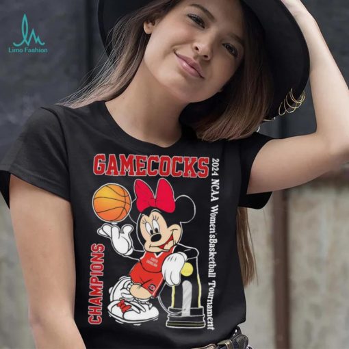 Mickey Mouse South Carolina Gamecocks NCAA women’s basketball tournament champions 2024 shirt