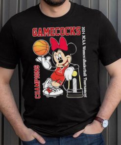 Mickey Mouse South Carolina Gamecocks NCAA women’s basketball tournament champions 2024 shirt