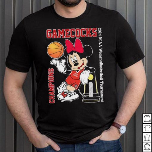 Mickey Mouse South Carolina Gamecocks NCAA women’s basketball tournament champions 2024 shirt