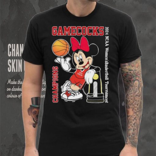 Mickey Mouse South Carolina Gamecocks NCAA women’s basketball tournament champions 2024 shirt