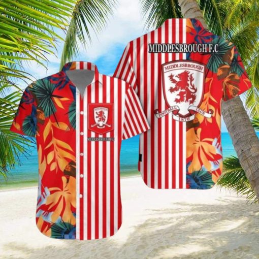 Middlesbrough F.C Hawaiian Shirt & Short Aloha Beach Summer For Men Women