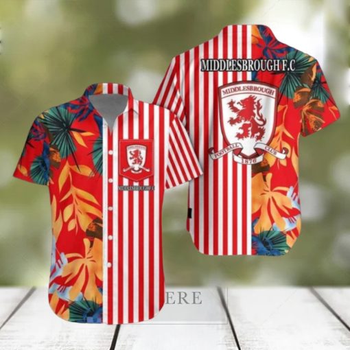 Middlesbrough F.C Hawaiian Shirt & Short Aloha Beach Summer For Men Women