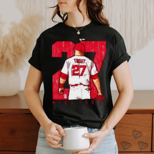 Mike Trout 27 LA Angels Trending Baseball Lovers T Shirt