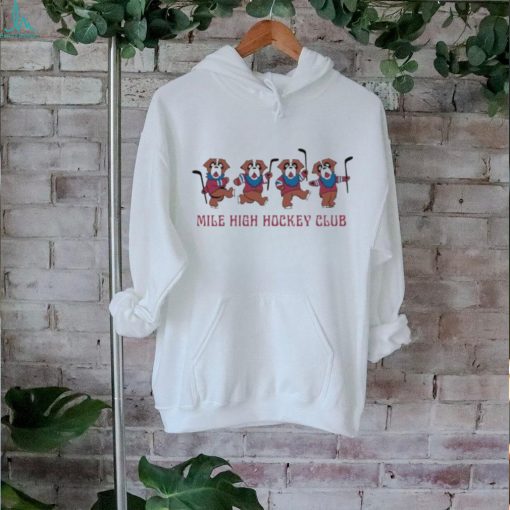 Mile High Hockey Club Dogs 3 4 Sleeve Raglan shirt