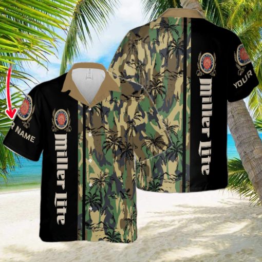Miller Lite Custom Name New Outfit Hawaiian Shirt