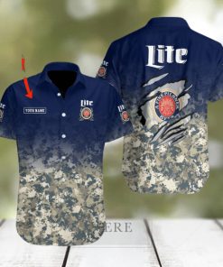 Miller Lite Custom Name Unique Full Printing Hawaiian Shirt