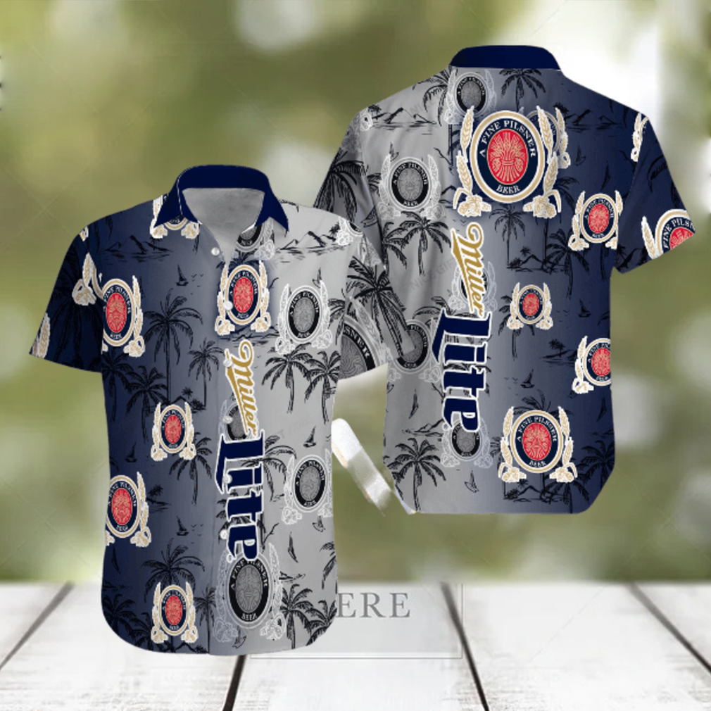 Miller Lite Full Printing Hawaiian Shirt Miller Lite Full Printing Hawaiian Shirt