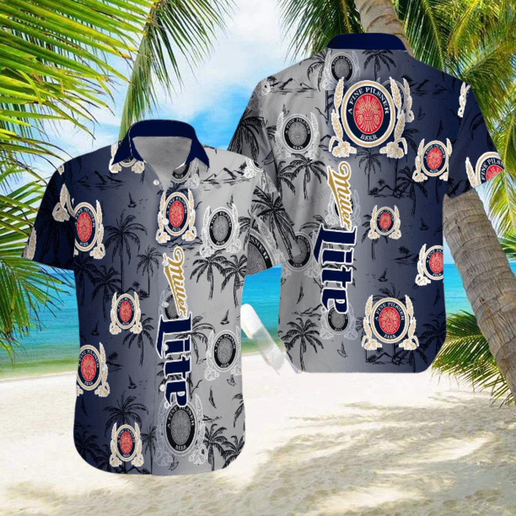 Miller Lite Full Printing Hawaiian Shirt Miller Lite Full Printing Hawaiian Shirt