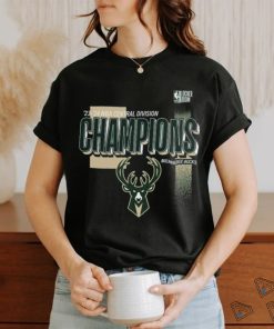 Milwaukee Bucks 2024 Central Division Champions Locker Room Shirt