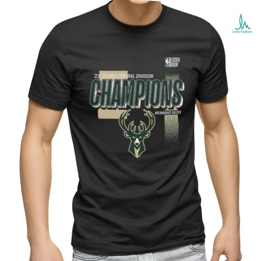 Milwaukee Bucks 2024 Central Division Champions Locker Room Shirt