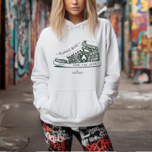 Milwaukee Bucks Fear The Deer 2024 Postseason Shirt