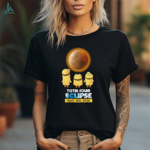 Minion April 8 2024 Total Solar Eclipse T Shirt