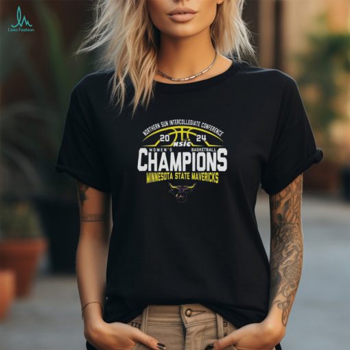 Minnesota State Mavericks Women’s Basketball 2024 Northern Sun Tournament Champions Logo Shirt