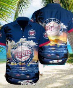Minnesota Twins Custom Name Casual Full Print Hawaiian Shirt