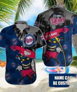 Minnesota Twins Custom Name Classic Full Print Hawaiian Shirt