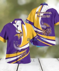 Minnesota Vikings Classic Fashion Button Up Hawaiian Shirt