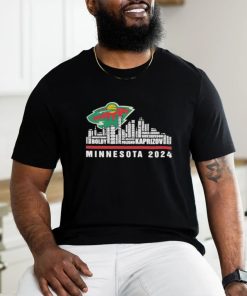 Minnesota Wild Ice Hockey Team 2024 City Horizon T Shirt