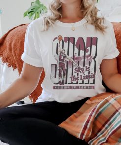 Mississippi State NIL Store Shakeel Moore Sky Is The Limit Cartoon T Shirt Unisex Standard T Shirt