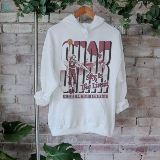 Mississippi State NIL Store Shakeel Moore Sky Is The Limit Cartoon T Shirt   Unisex Standard T Shirt