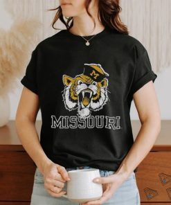 Missouri Tigers Original Retro Brand Vintage Angry Tiger Tri Blend T Shirt