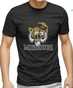 Missouri Tigers Original Retro Brand Vintage Angry Tiger Tri Blend T Shirt