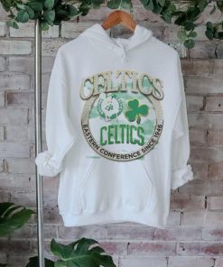 Mitchell & Ness Tan Boston Celtics Hardwood Classics Vintage Soul Crown Jewels T Shirt