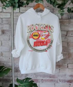 Mitchell & Ness Tan Houston Rockets Hardwood Classics Vintage Soul Crown Jewels T Shirt