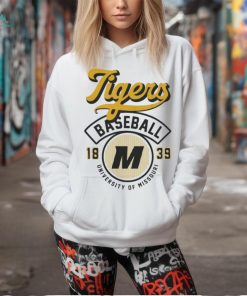 Mizzou Tigers Baseball Stripes Off White T Shirt