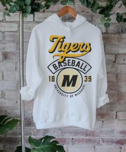 Mizzou Tigers Baseball Stripes Off White T Shirt