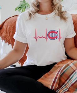 Montreal Canadiens Heartbeat T Shirt, Heartbeat Hockey 2024 Shirt
