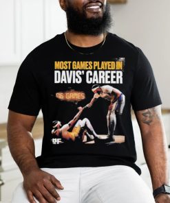 Most Games Played In Davis’ Career Shirt