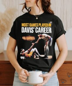 Most Games Played In Davis’ Career Shirt
