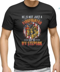 My Stepson Is A Firefighter Proud fires Stepmom Stepdad Gift T shirt