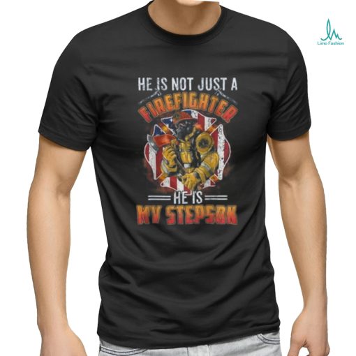 My Stepson Is A Firefighter Proud fires Stepmom Stepdad Gift T shirt